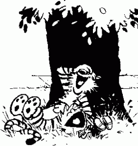 laughter- calvin and hobbes