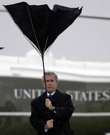 George W Bush Not Qualified To Use An Umbrella